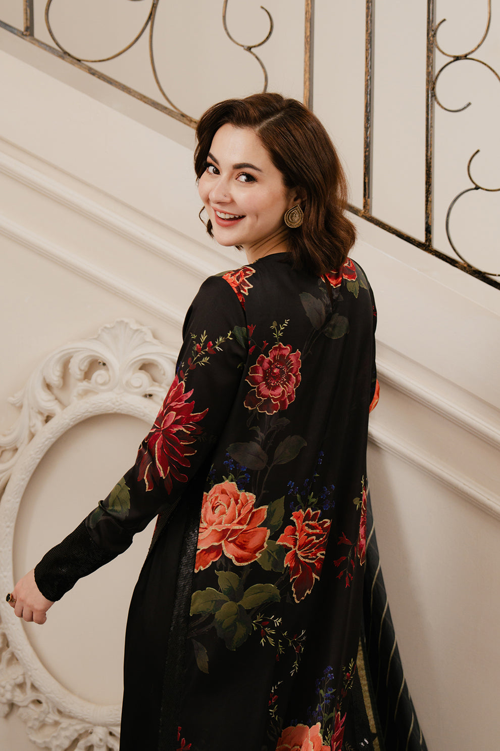 3 Piece - Unstitched Digital Printed Khaddar Fabric With Khaddar Shawl BK-179