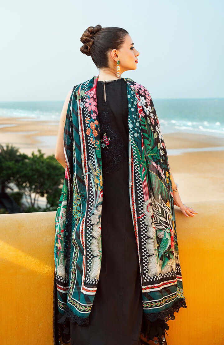 3 Piece - Unstitched Chicken Kari Embroided Lawn Suit