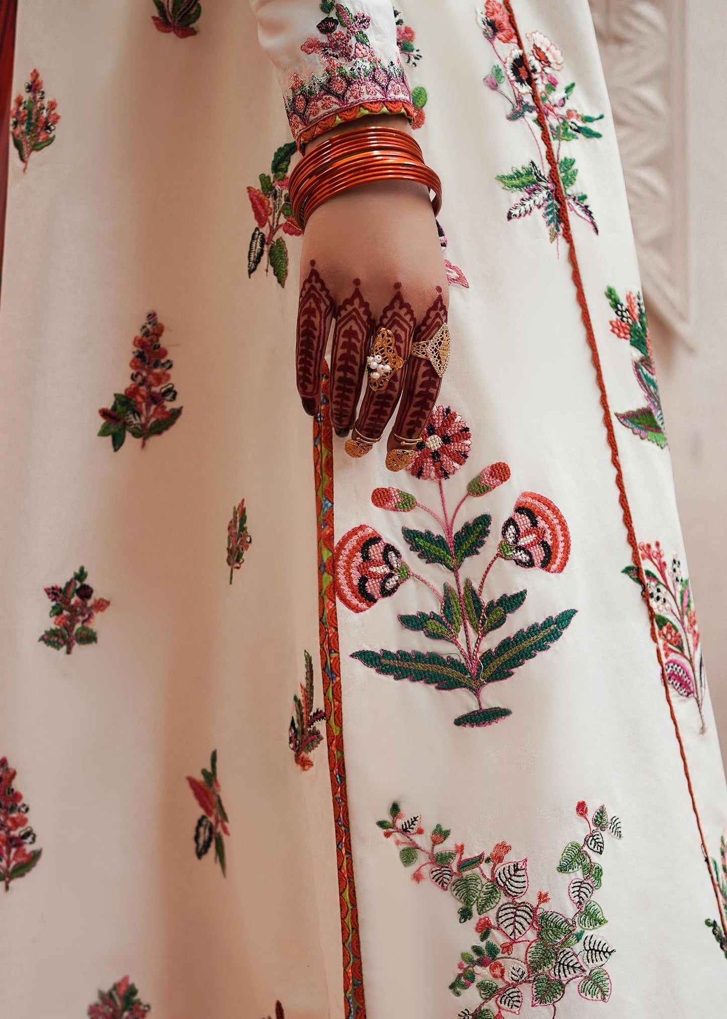 Linen - 3 Piece Unstitched Fully Embroided Suit