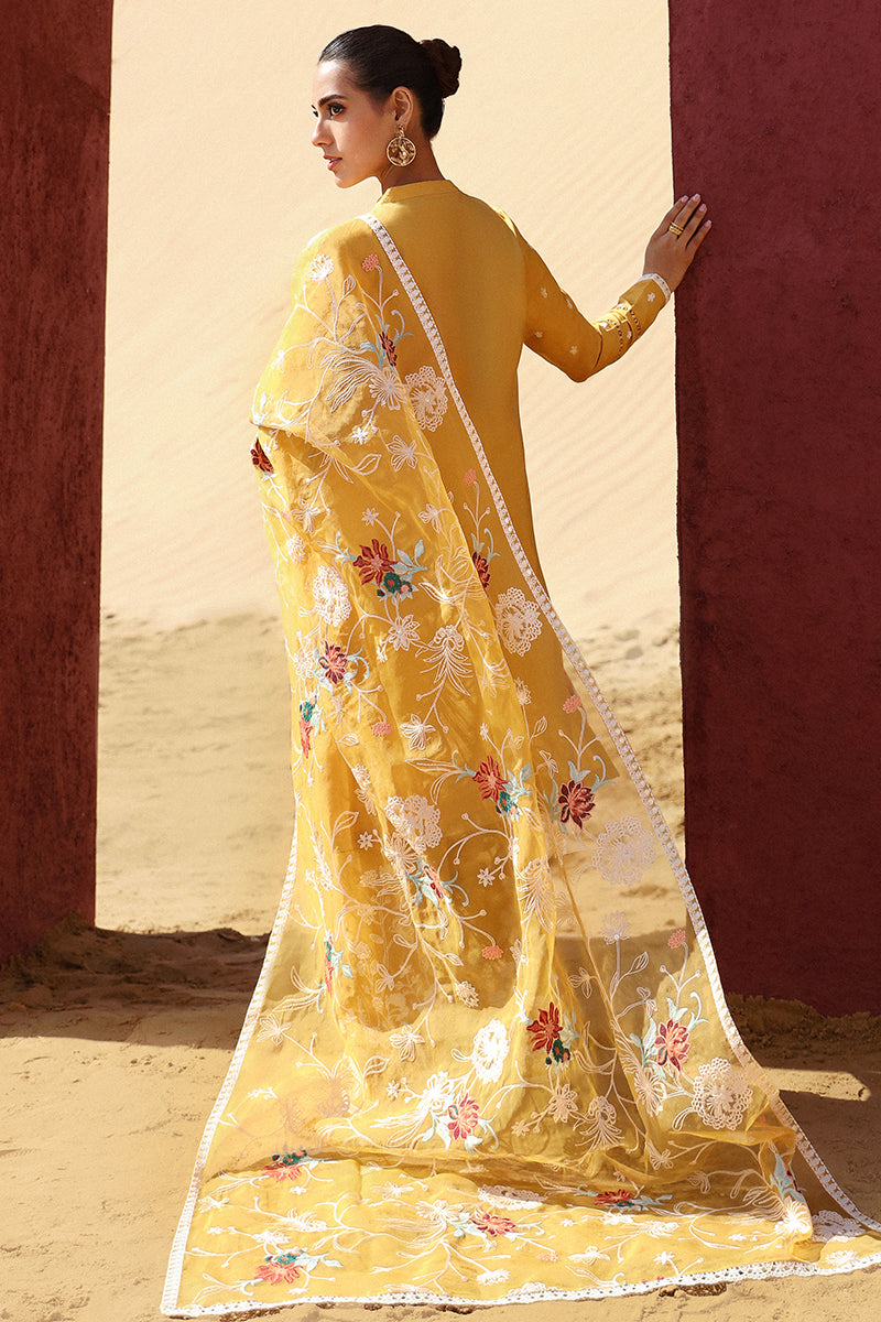 3 Piece - Unstitched Fully Embroided Lawn Fabric