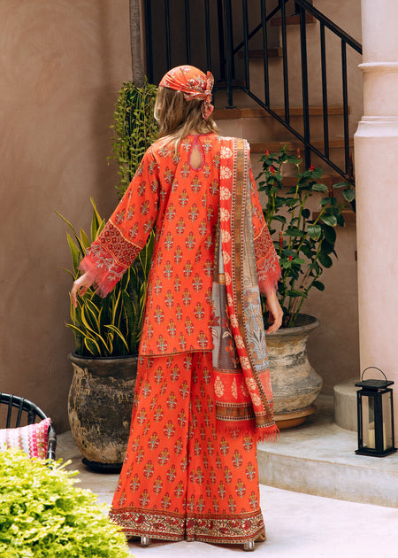 3 Piece Digital Printed Khaddar Fabric With Khaddar Shawl